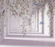 Фотообои листовые Citydecor Flower tunnel 3d 5 (312x265) - 