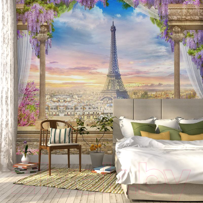 Фотообои листовые Citydecor Вид на Париж (312x265)