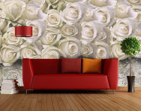 Фотообои листовые Citydecor Розы с каплями росы (312x265) - 