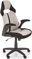Кресло офисное Halmar Bloom (серый/черный) - 