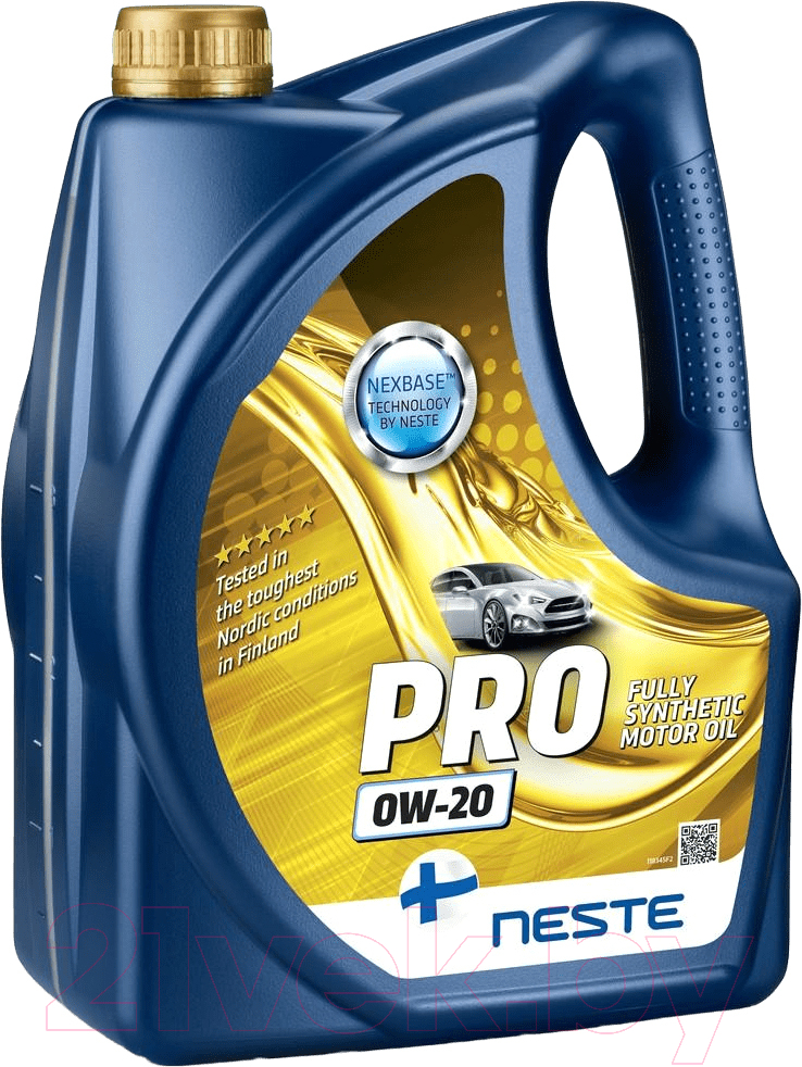 Моторное масло Neste Pro 0W20 D1 / 119145 (4л)