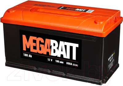 Изображение товара Автомобильный аккумулятор Mega Batt Евро Batt 800A EN / 6CT-100 NR (100 А/ч)