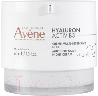 Крем для лица Avene Hyaluron Activ B3 Омолаживающий Ночной