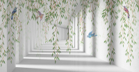 Фотообои листовые Citydecor Flower tunnel 3d 1 (468x265) - 