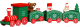 Поезд игрушечный Лесная мастерская Новогодний поезд / 3567187 (зеленый) - 