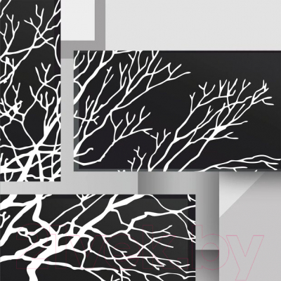 Фотообои листовые Citydecor Дерево инь-янь 3D (468x265)