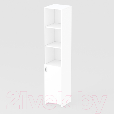 Изображение товара Стеллаж Seven Dreams Узкий закрытый SD-205 (белый)
