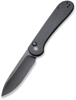 Нож складной Civivi Button Lock Elementum 14C28N Steel Handle G10/C2103A (черный) - 