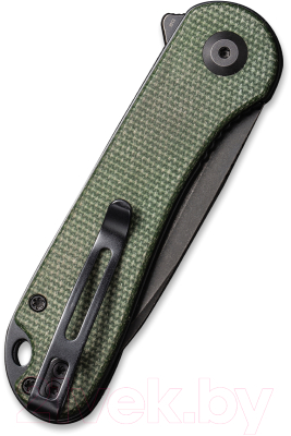 Нож складной Civivi Elementum D2 Steel Black Stonewashed Handle / C907T-E (green micarta)