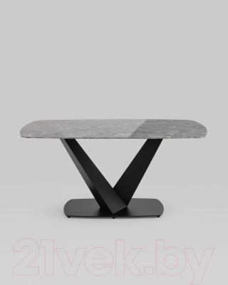 Обеденный стол Stool Group Аврора 160x90 / DF0093DT (керамика черная)