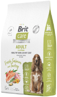 Сухой корм для собак Brit Care Dog Adult M Healthy Skin&Shiny Coat с лос. и инд. / 5066360 (12кг) - 