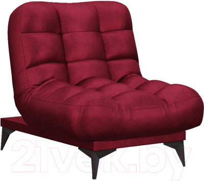 Кресло-кровать Mebel-Ars Арно (бархат красный Star Velvet 3 Dark Red)