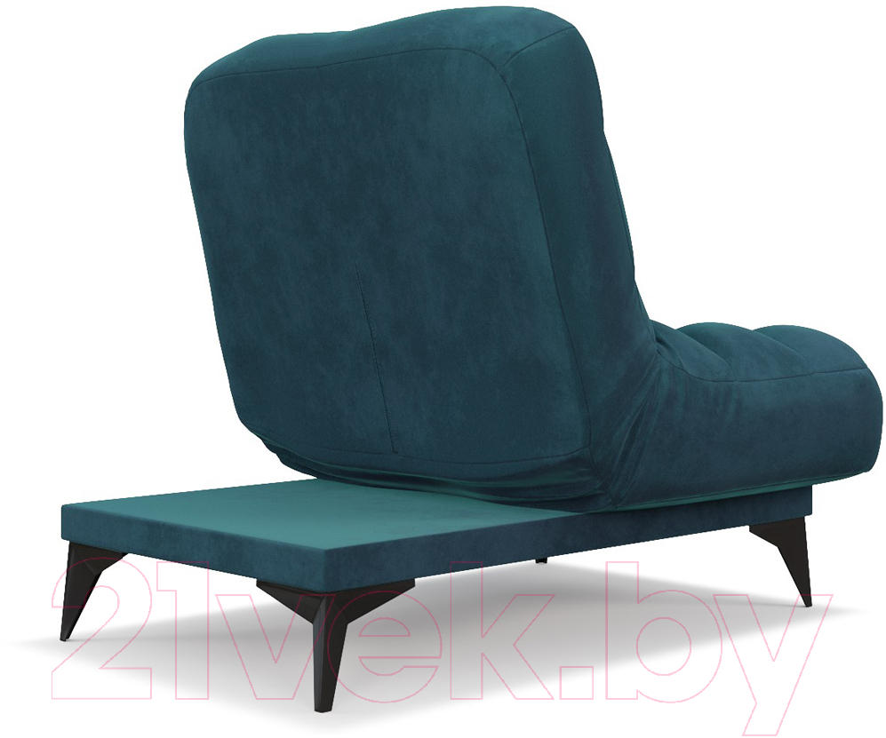 Кресло-кровать Mebel-Ars Арно (бархат сине-зеленый Star Velvet 43 Black Green) — фото 4
