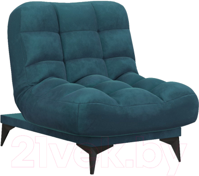 Кресло-кровать Mebel-Ars Арно (бархат сине-зеленый Star Velvet 43 Black Green)