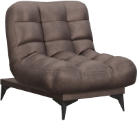 Кресло-кровать Mebel-Ars Арно (бархат серо-шоколадный Star Velvet 60 Coffee) - 