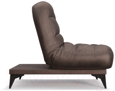 Кресло-кровать Mebel-Ars Арно (бархат серо-шоколадный Star Velvet 60 Coffee)