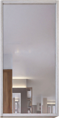 Шкаф с зеркалом для ванной Бриклаер Бали 40 R (светлая лиственница/белый глянец)