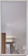 Шкаф с зеркалом для ванной Бриклаер Бали 40 R (светлая лиственница/белый глянец) - 