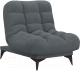 Кресло-кровать Mebel-Ars Арно (велюр серо-синий HB-178 26) - 