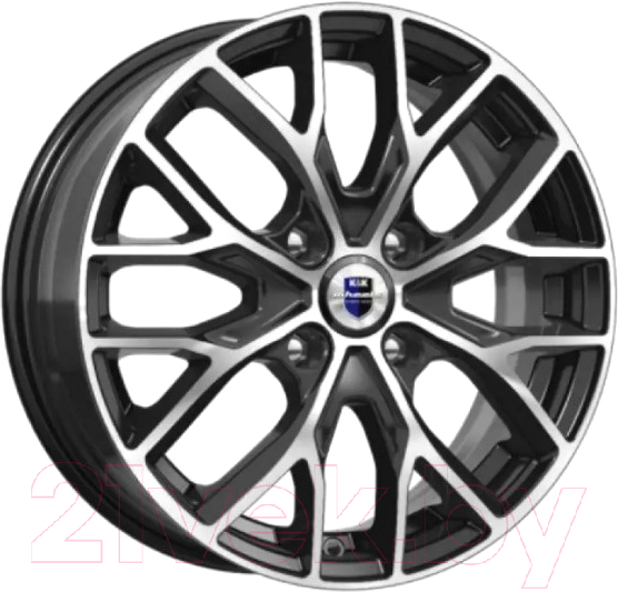 Литой диск K&K Лилиом 16x6" 4x100мм DIA 67.1мм ET 45мм Алмаз черный