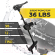 Миниатюра изображения товара Мотор лодочный Nisus 36 LBS / N-TM-36