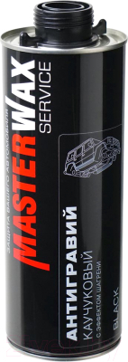 Антигравий MasterWax MW030701 с эффектом шегрени (1л, черный)