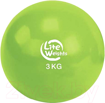 Медицинбол Lite Weights 1703LW (салатовый)
