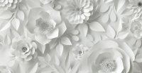 Фотообои листовые Citydecor Цветы модерн 3D (468x265, бумажные) - 