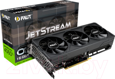 Видеокарта Palit GeForce RTX 4060Ti JetStream OC 16GB (NE6406TU19T1-1061J)