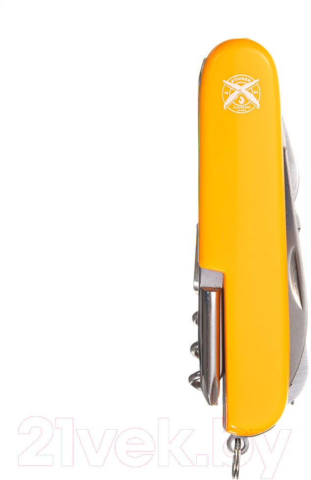 Нож швейцарский STINGER FK-K5011ALL (оранжевый) — фото 3