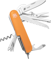 Нож швейцарский STINGER FK-K5011ALL (оранжевый) - 