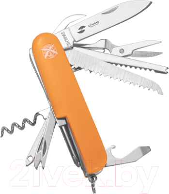Нож швейцарский STINGER FK-K5011ALL (оранжевый)