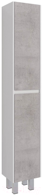 Шкаф-пенал для ванной LEMARK Combi 35 / LM03C35P (бетон)