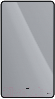 Зеркало LEMARK Mio 45x80 / LM45ZM (черный, с интерьерной подсветкой и подогревом)