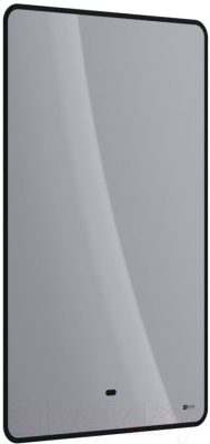 Зеркало LEMARK Mio 45x80 / LM45ZM (черный, с интерьерной подсветкой и подогревом)