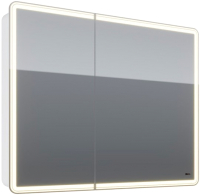 Шкаф с зеркалом для ванной LEMARK Element 100 / LM100ZS-E (белый глянец) - 
