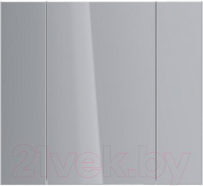 Шкаф с зеркалом для ванной LEMARK Universal 90 / LM90ZS-U (белый глянец)
