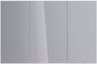 Шкаф с зеркалом для ванной LEMARK Universal 120 / LM120ZS-U (белый глянец)