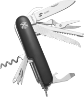 Нож швейцарский STINGER FK-K5012ALL (черный) - 