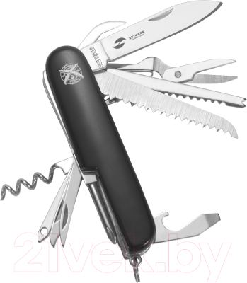 Нож швейцарский STINGER FK-K5012ALL (черный)