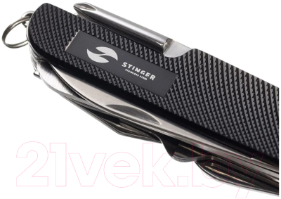 Изображение товара Нож швейцарский STINGER FK-K5013ALLB (черный алюминий)