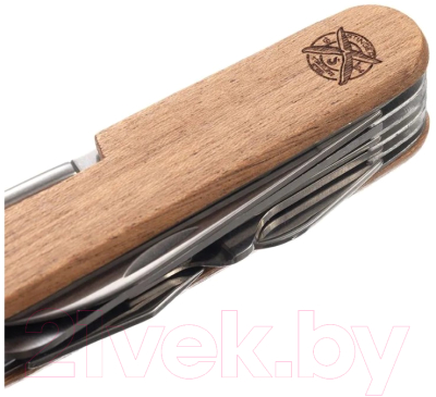 Изображение товара Нож швейцарский STINGER FK-K5014ALLB (дерево)