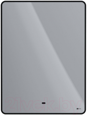 Зеркало LEMARK Mio 60x80 / LM60ZM (черный, с интерьерной подсветкой и подогревом)