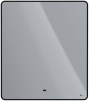 Зеркало LEMARK Mio 70x80 / LM70ZM (черный, с интерьерной подсветкой и подогревом) - 