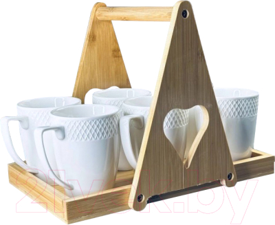 Набор для чая/кофе Lenardi Bamboo 140-024 (6шт)
