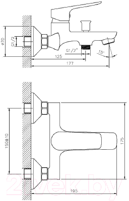 Смеситель Esko DL 54