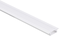 Профиль для светодиодной ленты AKS Lira-1707 врезной с экраном (3м, белый) - 