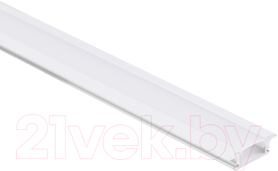 Профиль для светодиодной ленты AKS Lira-1707 врезной с экраном (3м, белый)