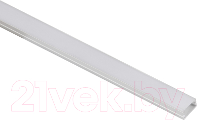 Профиль для светодиодной ленты AKS Sirius-1407S накладной с экраном (3м, белый)