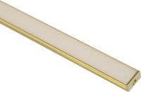 Профиль для светодиодной ленты AKS Sirius-1407S накладной с экраном (3м, золотой) - 
